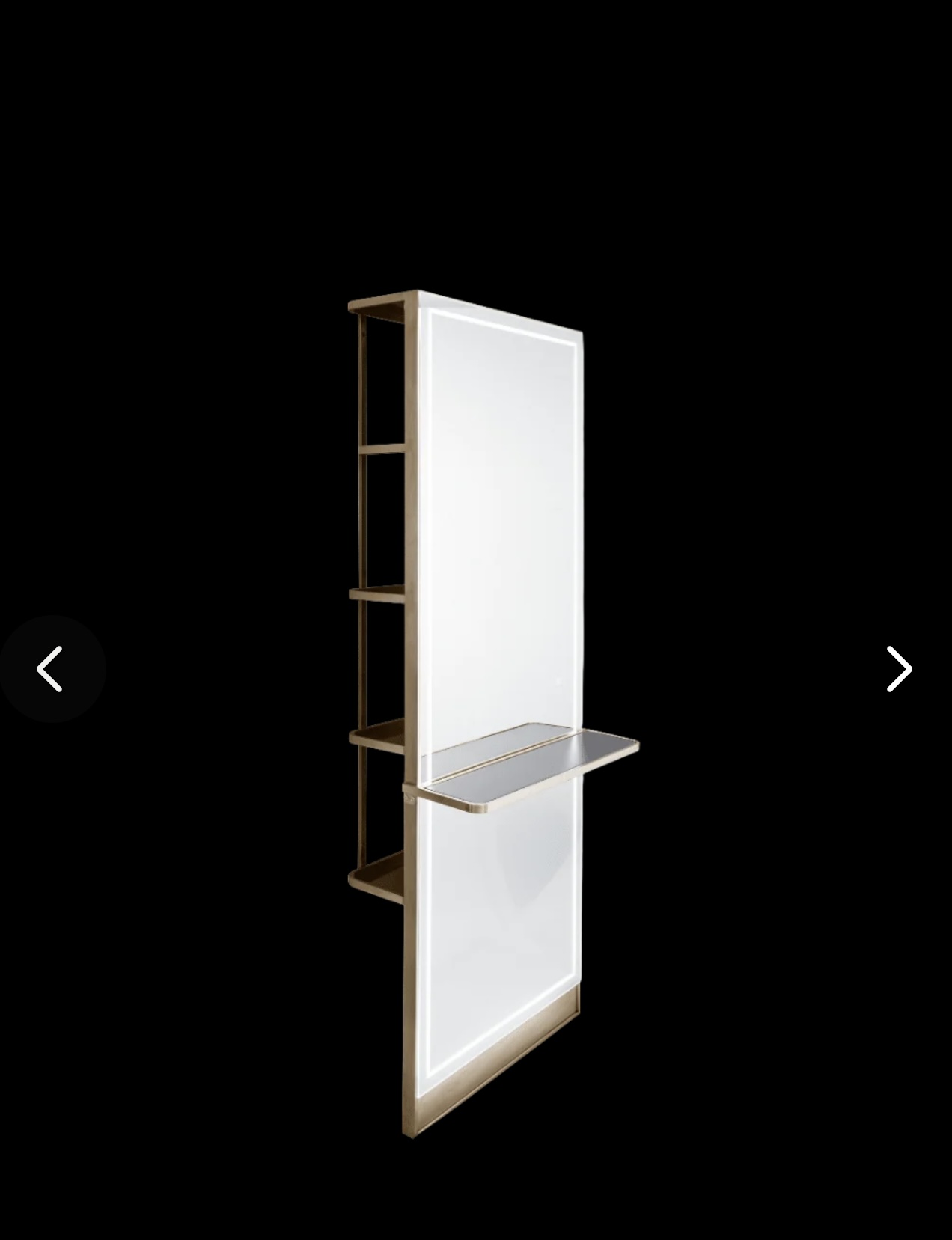 Madrid Styling Unit with Storage and Shelf