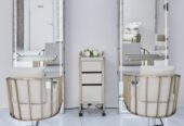 Madrid Styling Unit with Storage and Shelf