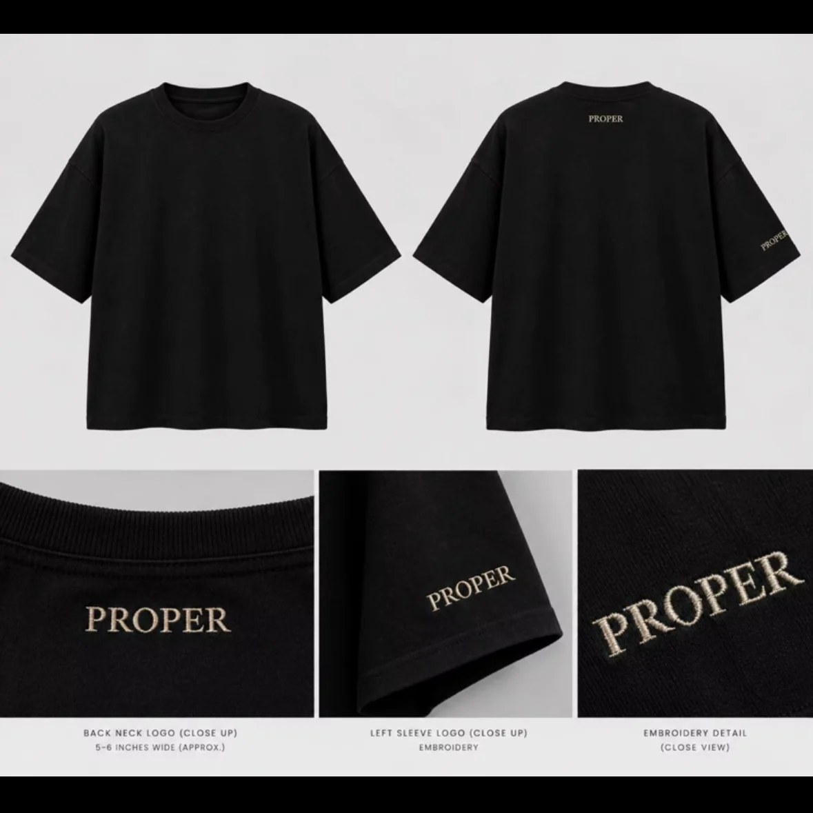 Proper T – Hair-Resistant Barber T-Shirt
